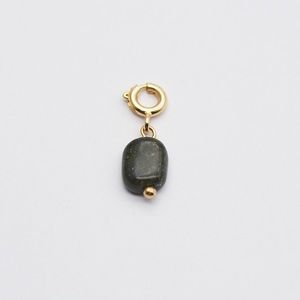 Stone Necklace Charm Gold Pendant